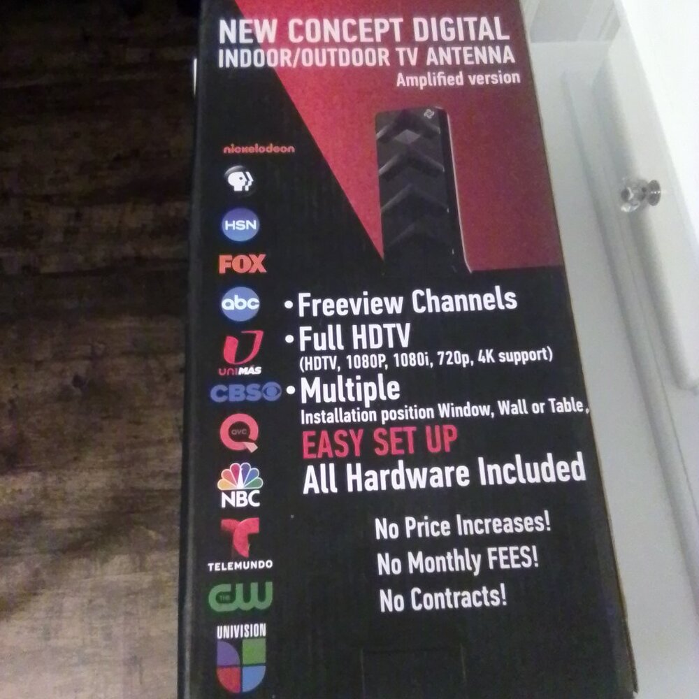 New Concept Digital Indoor/Outdoor TV Antenna